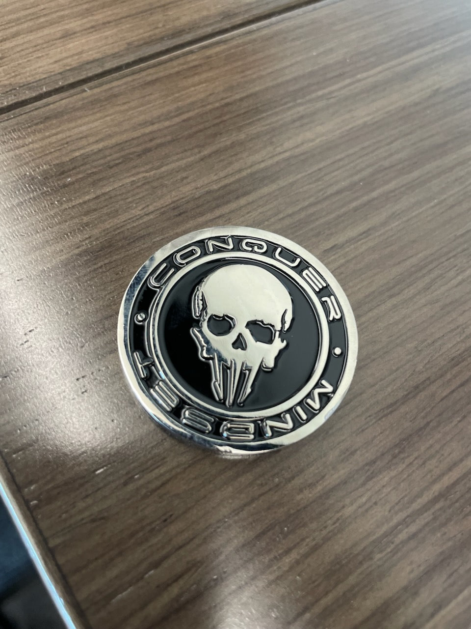CONQUER Mindset Challenge Coin – (Double-Sided)